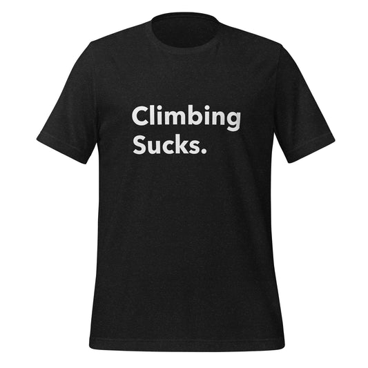 Classic Climbing Sucks Tee (Black)