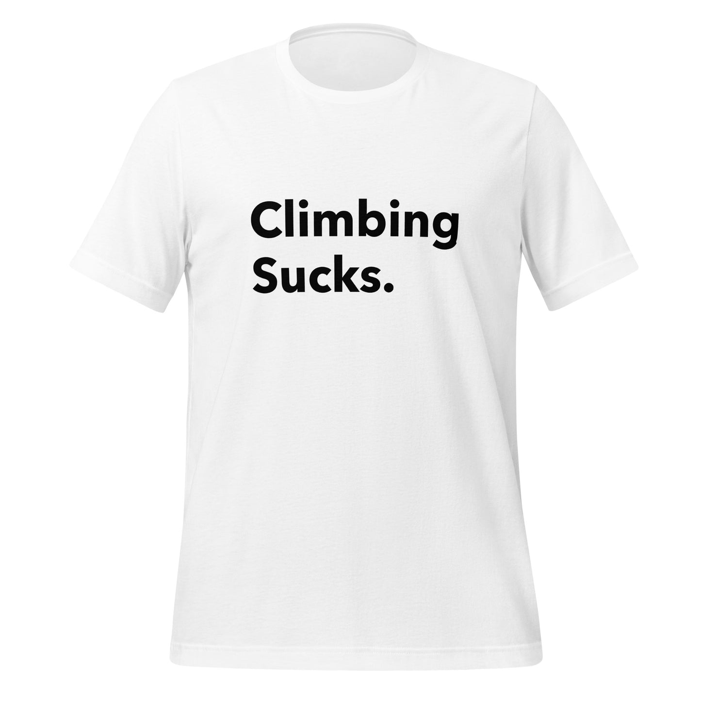Classic Climbing Sucks Tee (White)